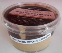 Limitovaná edice: 50% lískooříškové máslo s kakaem + 50% kešu máslo 250 g - VYPRODÁNO
