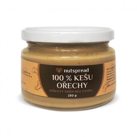 100% kešu máslo Nutspread 250 g