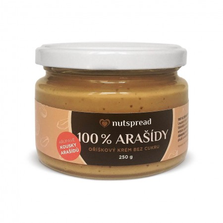 100% arašídové máslo Nutspread Crunchy 250 g