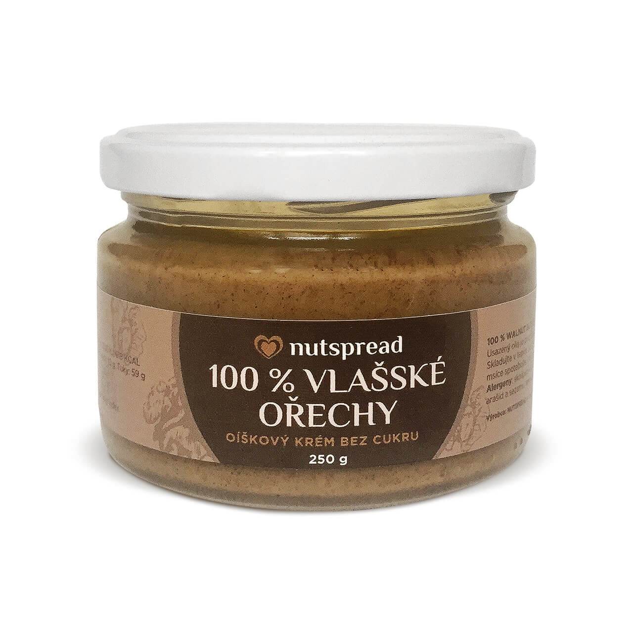100% máslo z vlašských ořechů Nutspread 250 g